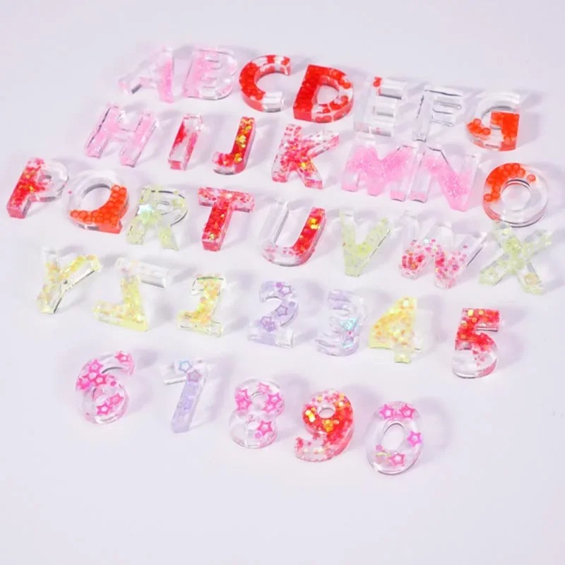 Small 26 Capital Letters Resin - đánh giá và giá Resin Art Alphabet