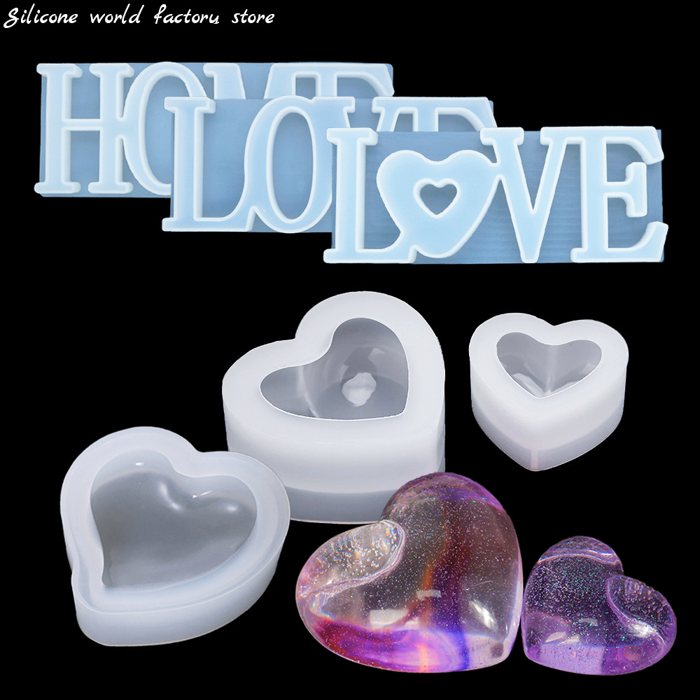 Ốp Thế Giới 3D Nến Trái Tim Kh - đánh giá và giá Resin Art Alphabet