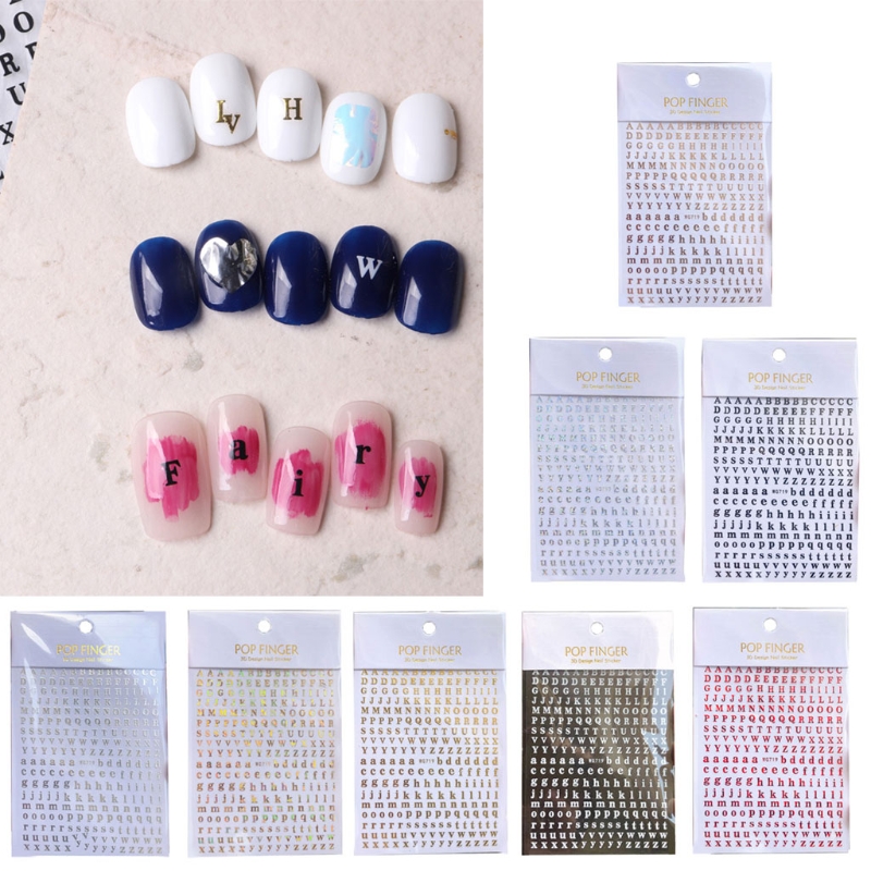 1PCS New English Alphabet Nail - đánh giá và giá Resin Art Equipment