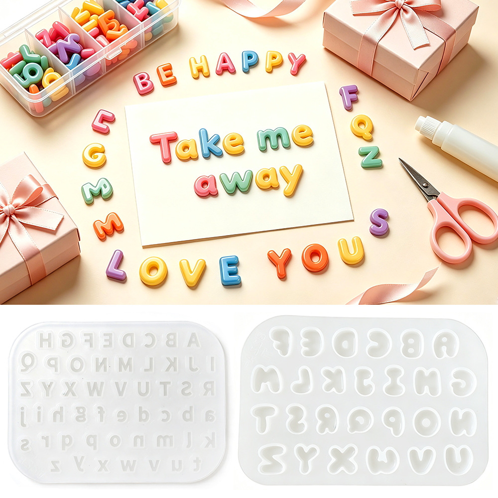 2Pcs Mini Letter Silicone Mold - đánh giá và giá Resin Art Alphabet