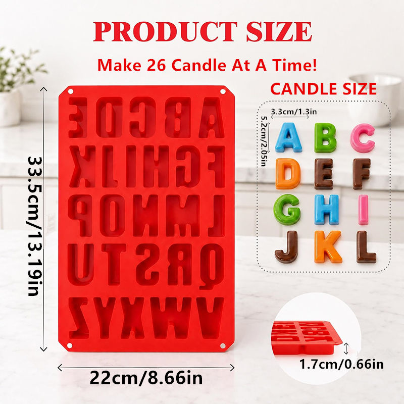Alphabet Letter Silicone Candl - đánh giá và giá Resin Art Alphabet