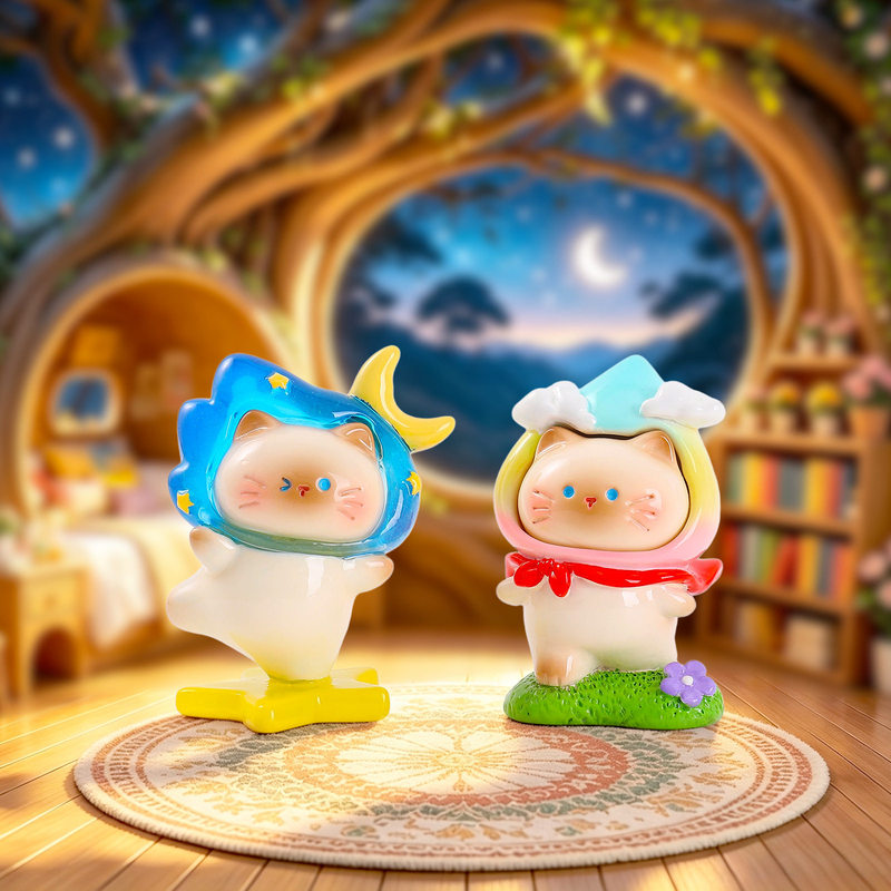 Cute Cat Weather Roaming littl - đánh giá và giá Resin Art Case