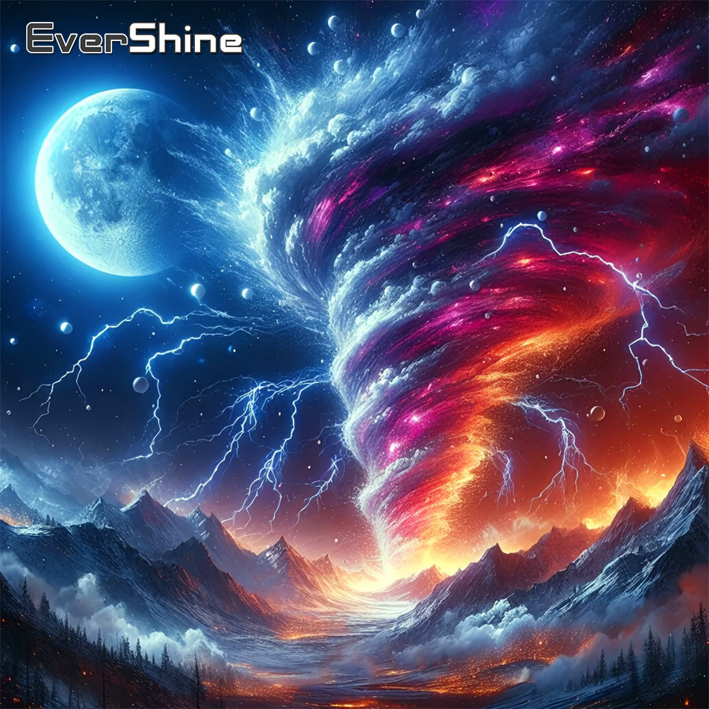 Evershine Full Square Diamond  - đánh giá và giá Resin Art Wallpaper