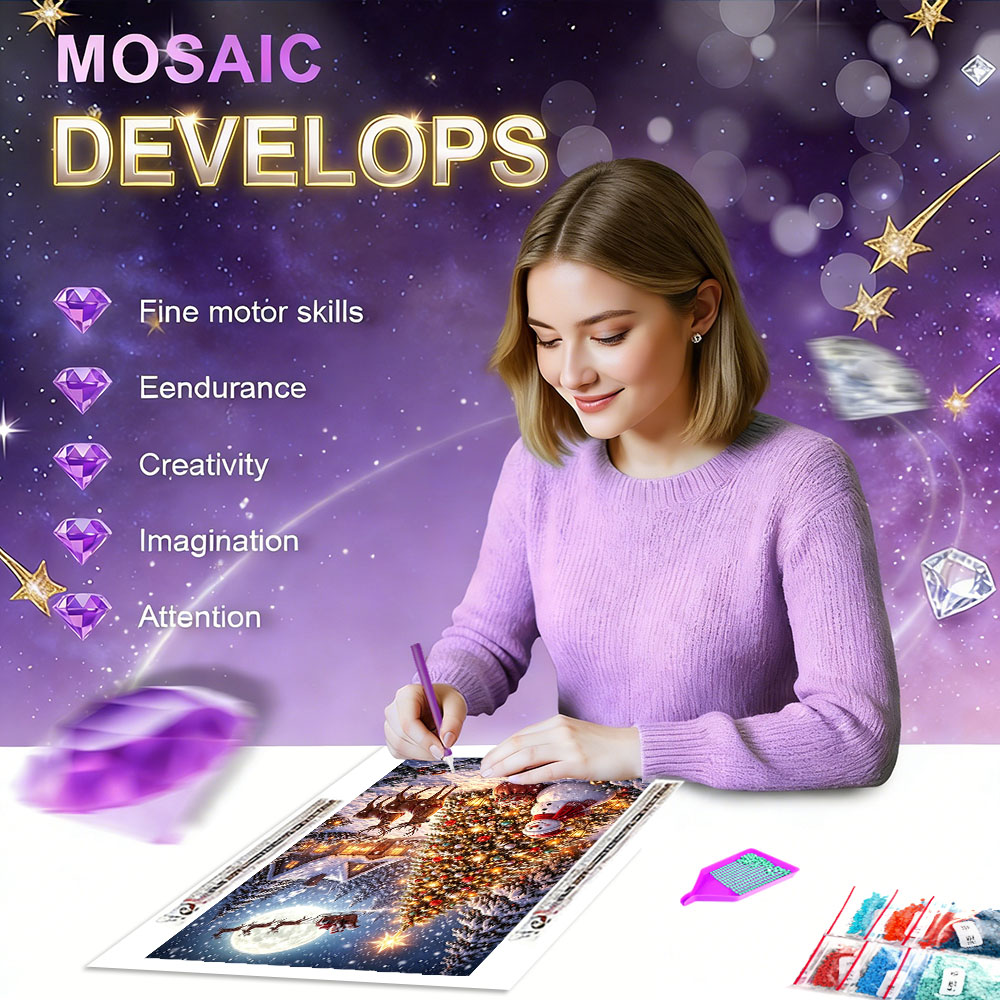 HUACAN Diamond Art Painting Tr - đánh giá và giá Resin Art Wallpaper